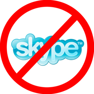 skype запрет